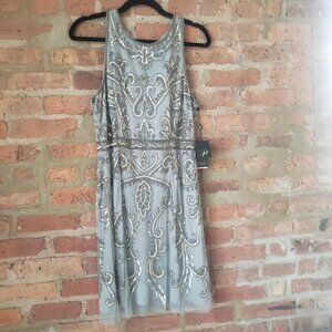 Adrianna Papell Beaded Cocktail Dress